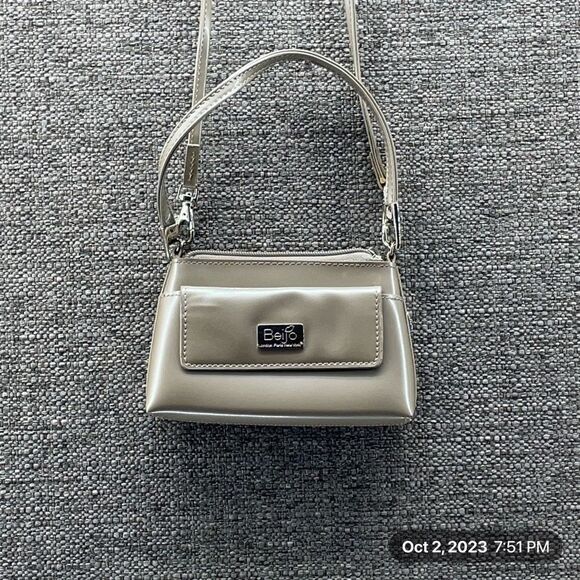 Beijo Mini Purse Metallic Convertible Shoulder Cross Body or Wallet - Picture 2 of 10